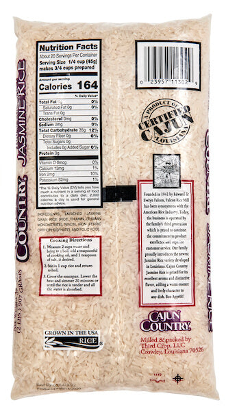 Cajun Country Long Grain Jasmine Rice